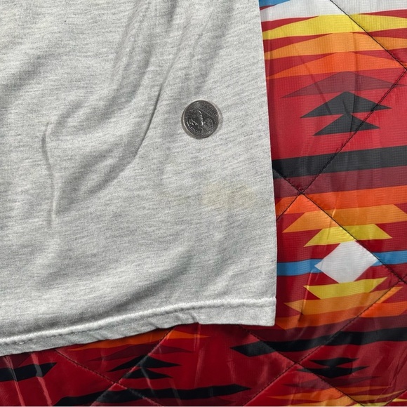 Vintage 90's Patriots Day Shoot-Out Hockey Shirt Jerzees Large Gray New York NY - Picture 11 of 12